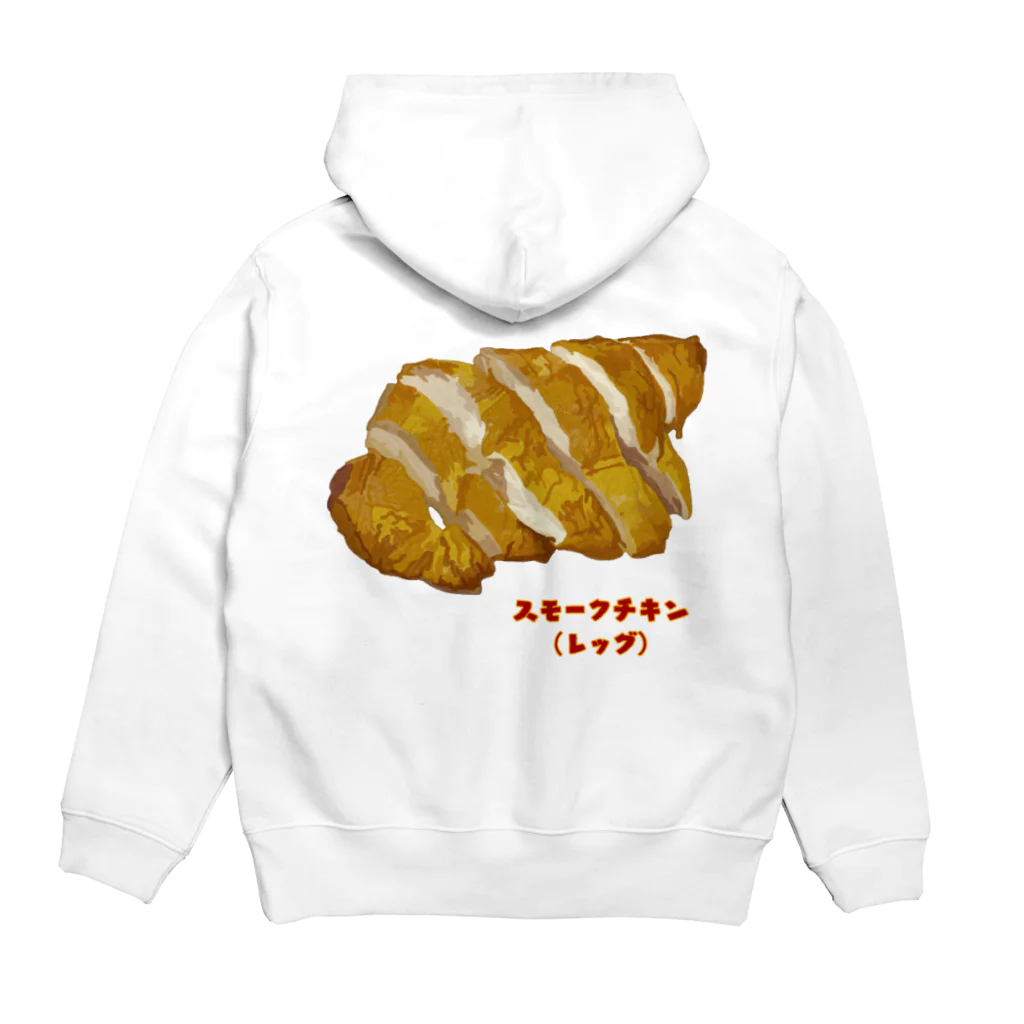 脂身通信Ｚのスモークチキン(レッグ） Hoodie:back