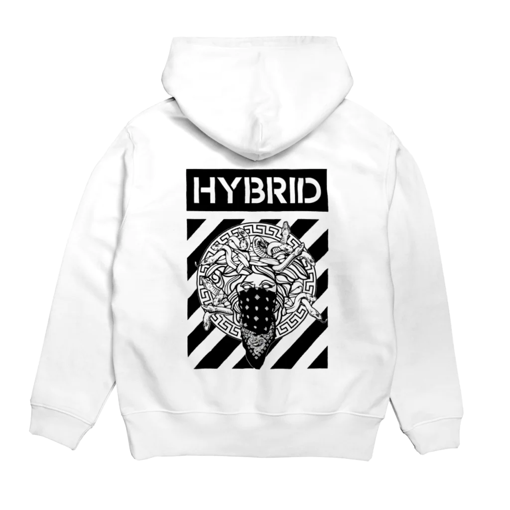 キヨのHYBRID パーカーの裏面