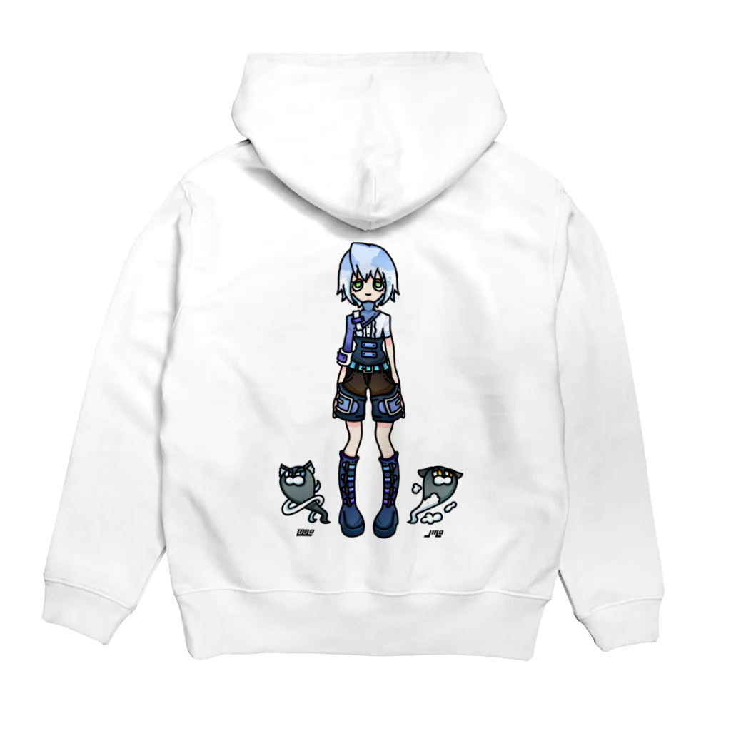 re*raのre*raちゃん Hoodie:back