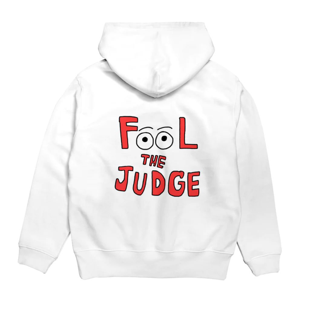 えんどーのFooL THE JUDGE パーカーの裏面