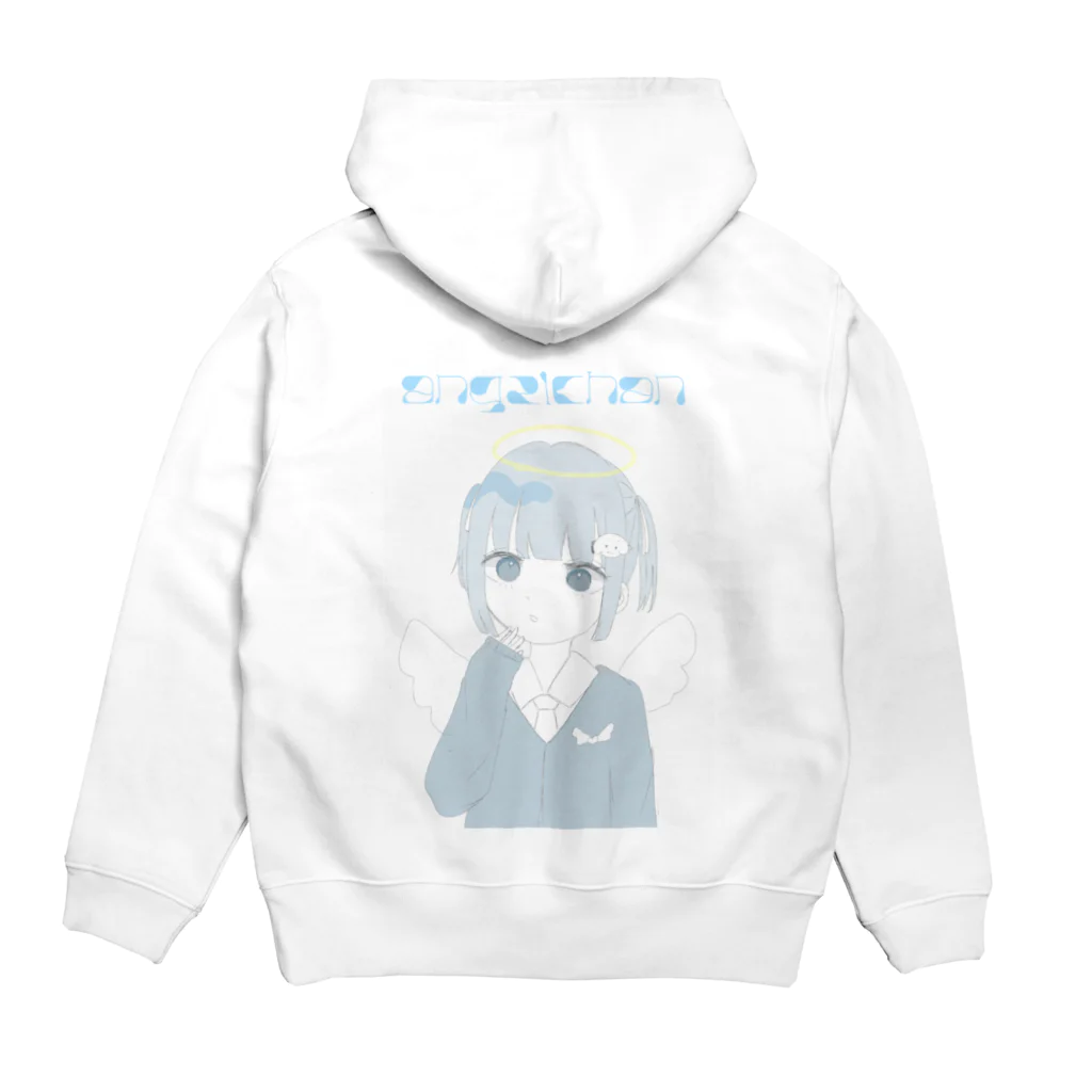 てんちのangelchan Hoodie:back