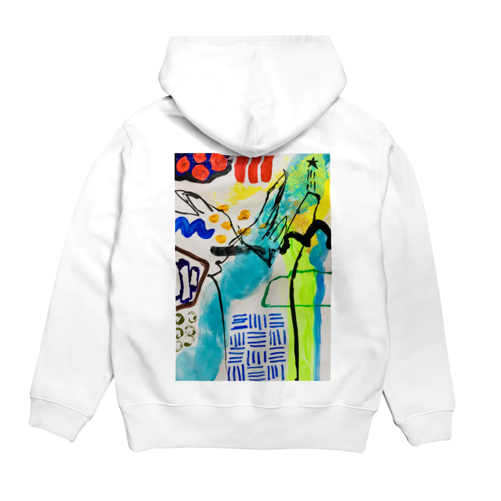 ヒラモトユミエの抽☆象 Hoodie:back