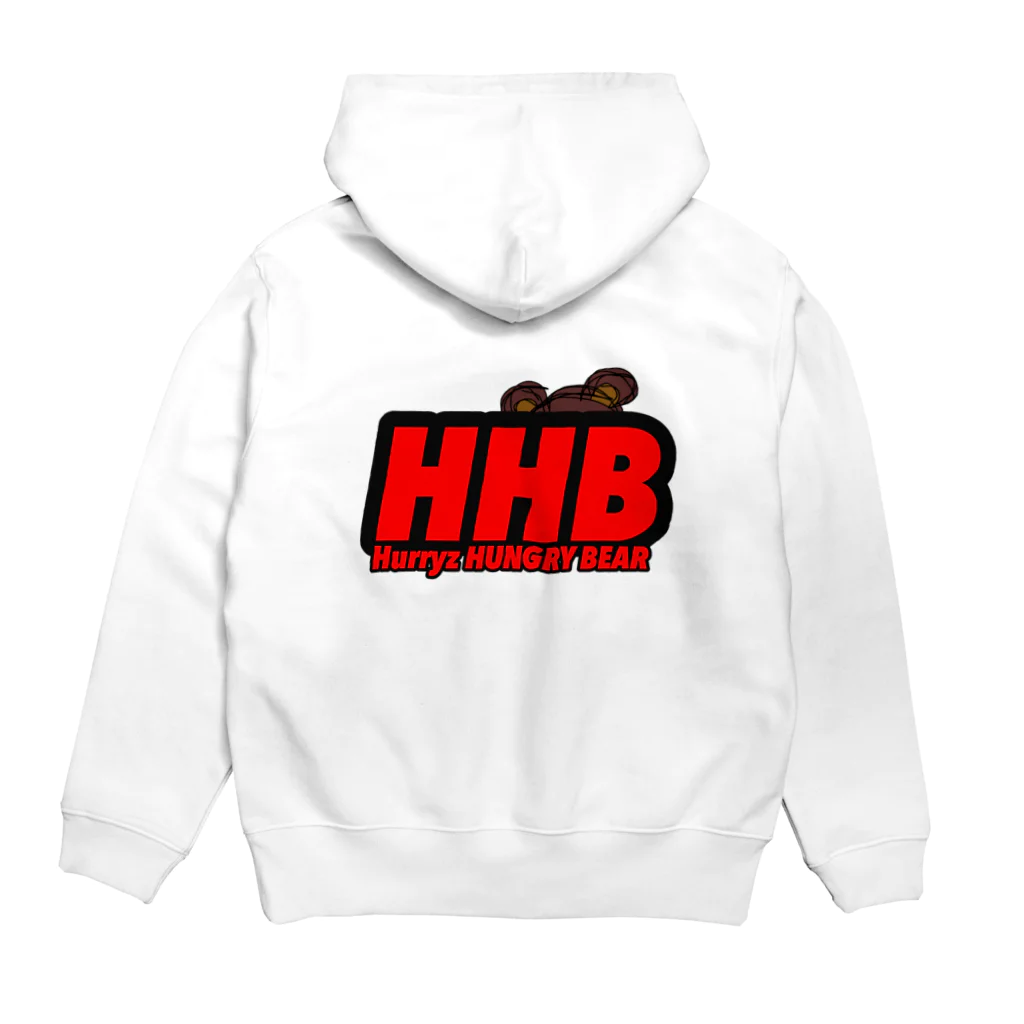 Hurryz HUNGRY BEARのHurryz HUNGRY BEAR基板 Hoodie:back