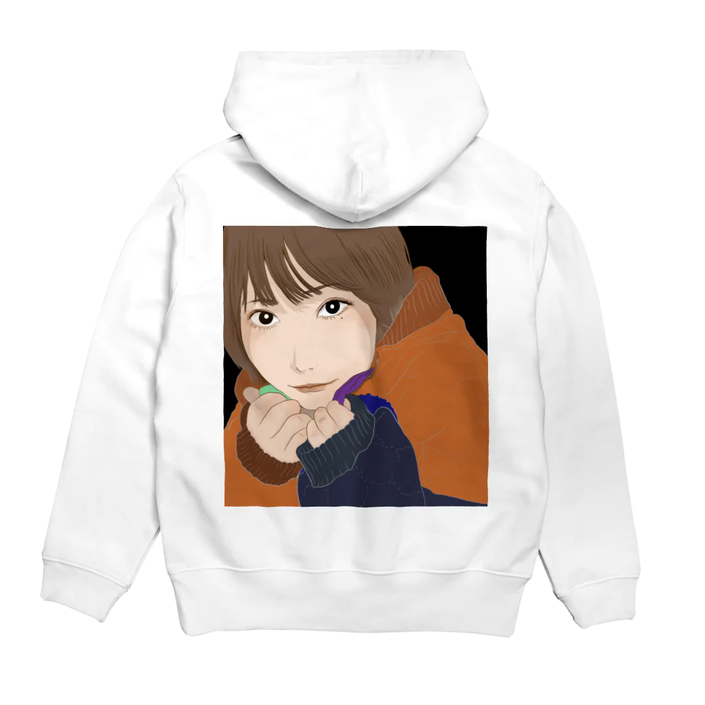 ハナナチョビンソン・D・プルルペロッチの彼女な子 Hoodie:back