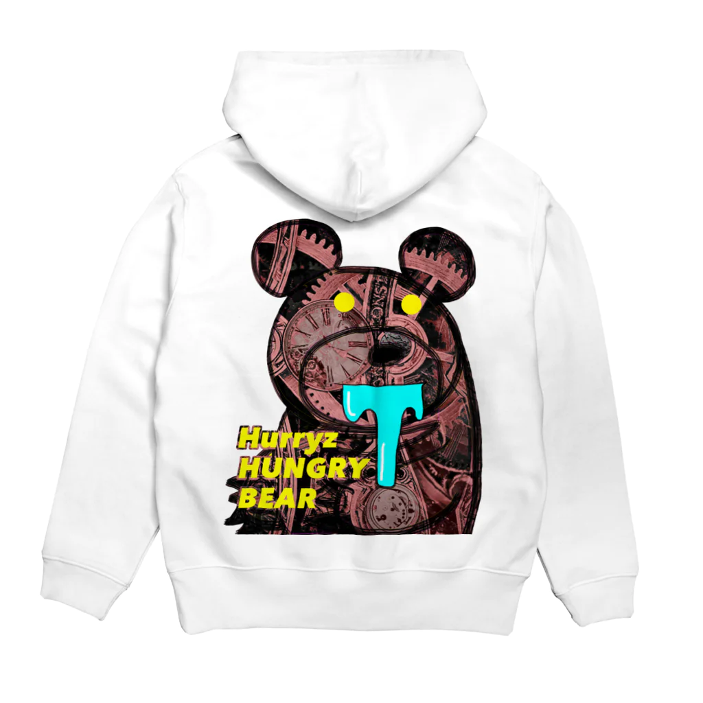 Hurryz HUNGRY BEARのHurryz HUNGRY BEAR スチームパンク2 Hoodie:back