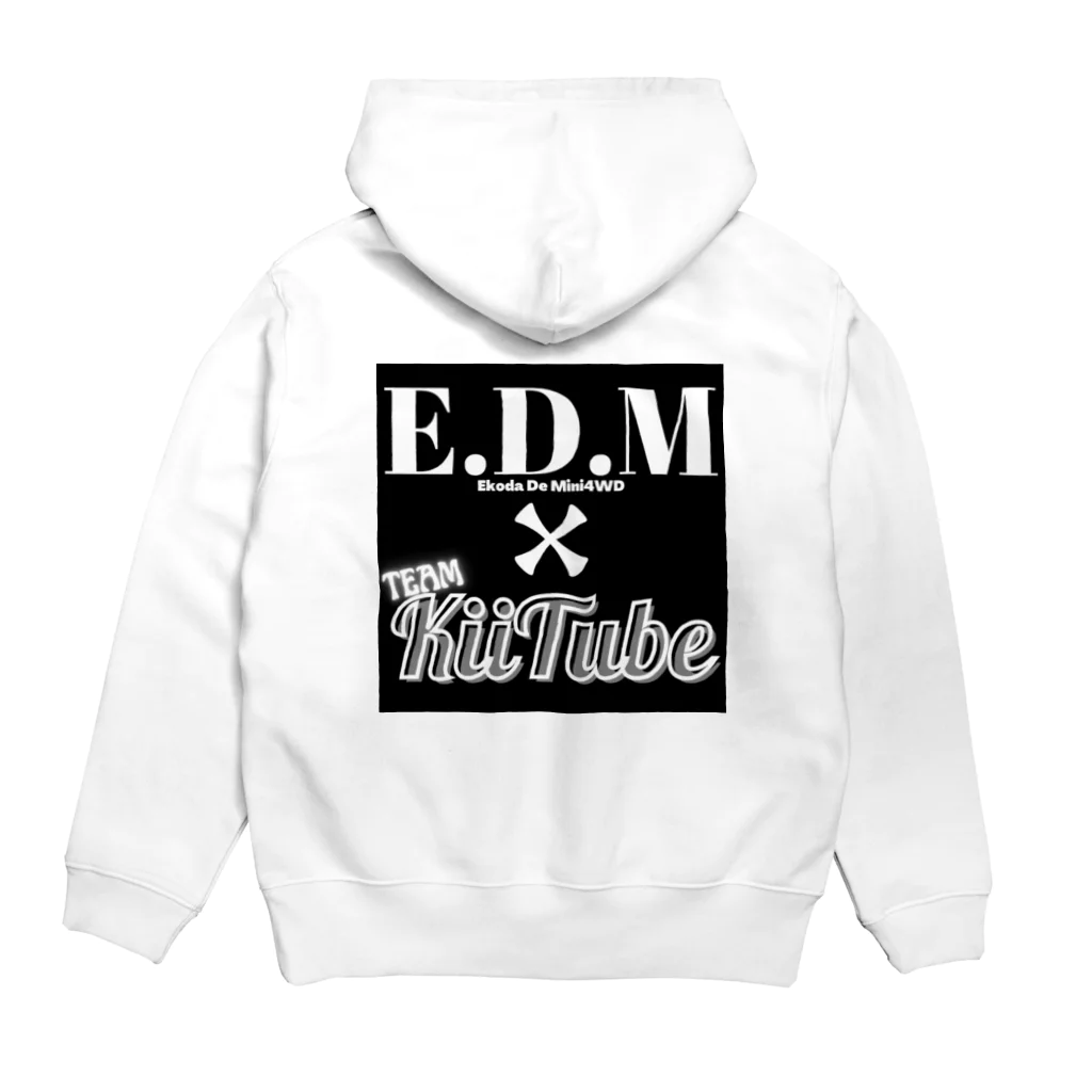 きぃ坊のEDM×kiitubeグッズ パーカーの裏面