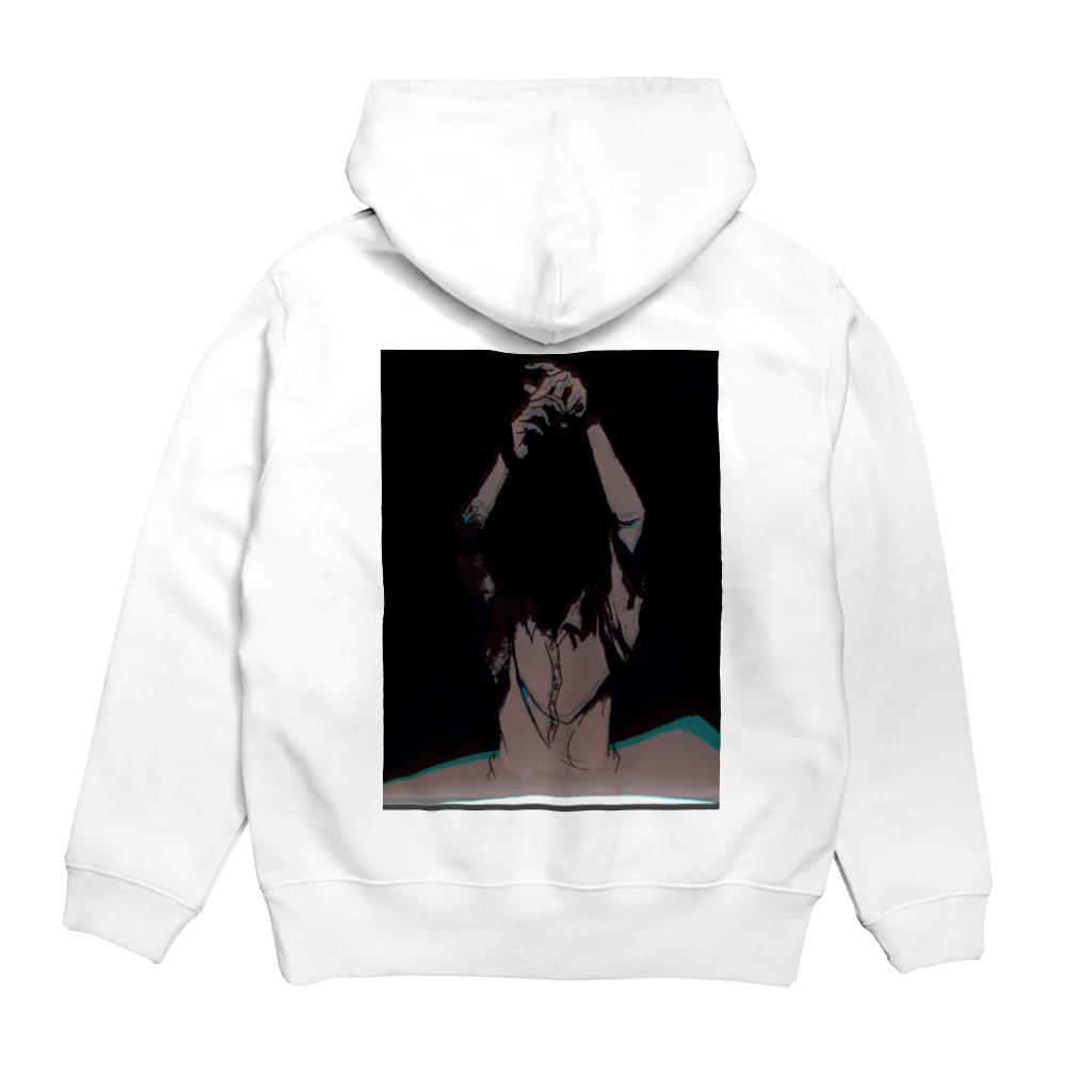 莉蛇🐍のオリジナル/死にたがりの子 Hoodie:back