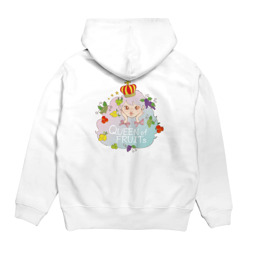 nanatitchのqueen of fruits Hoodie:back