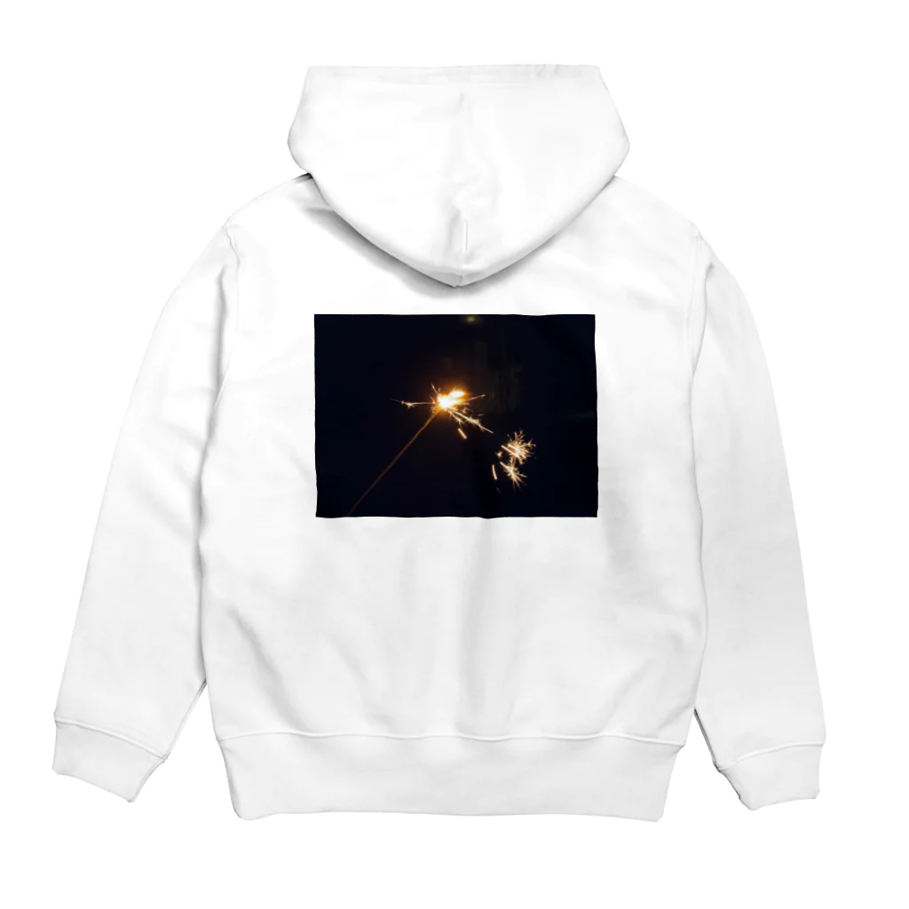 TVHBDの夏の暮れの火花 Hoodie:back