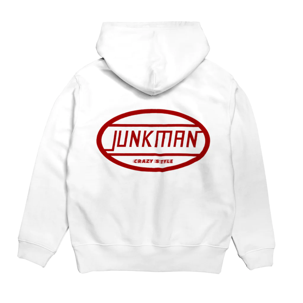 JUNK MANのシンプル　ロゴ Hoodie:back