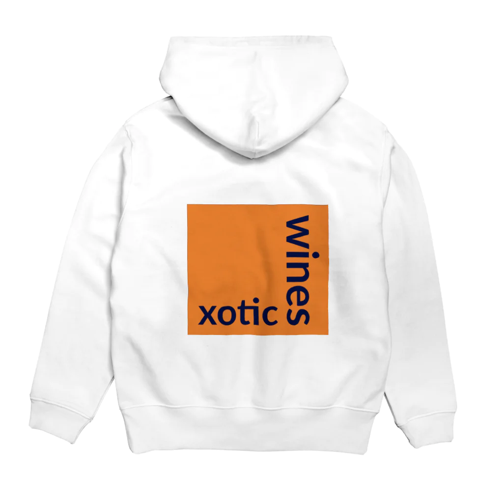 xotic winesのxotic wines original no.1 パーカーの裏面