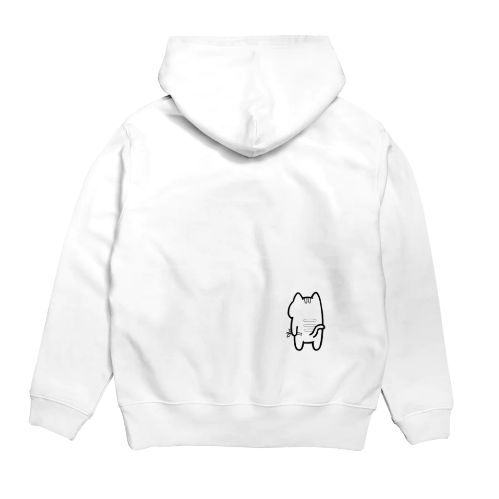 たけにゃんたちのグッズのたけにゃんアイテム① Hoodie:back