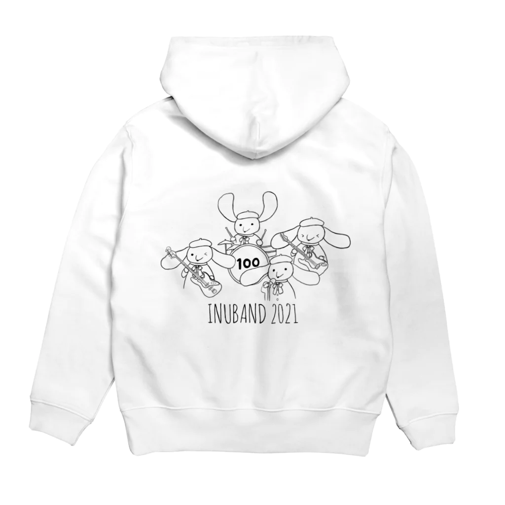 ゲーサイヌの家のINUBAND 2021 Hoodie:back