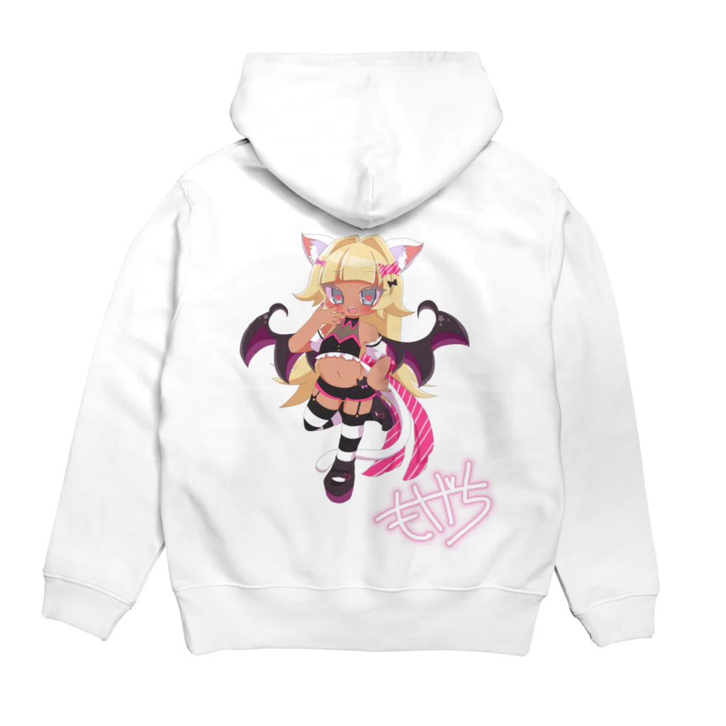 もげち🚪🐱6才のネットアイドル男の娘のもげちはろうぃん2021-小悪魔-　サイン入り Hoodie:back