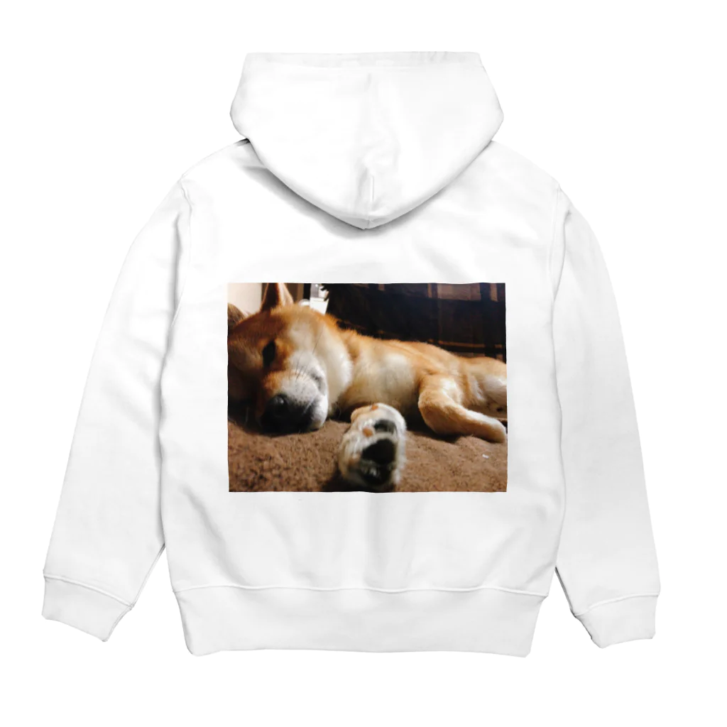 犬猫ぱいせんのあざとい犬 Hoodie:back