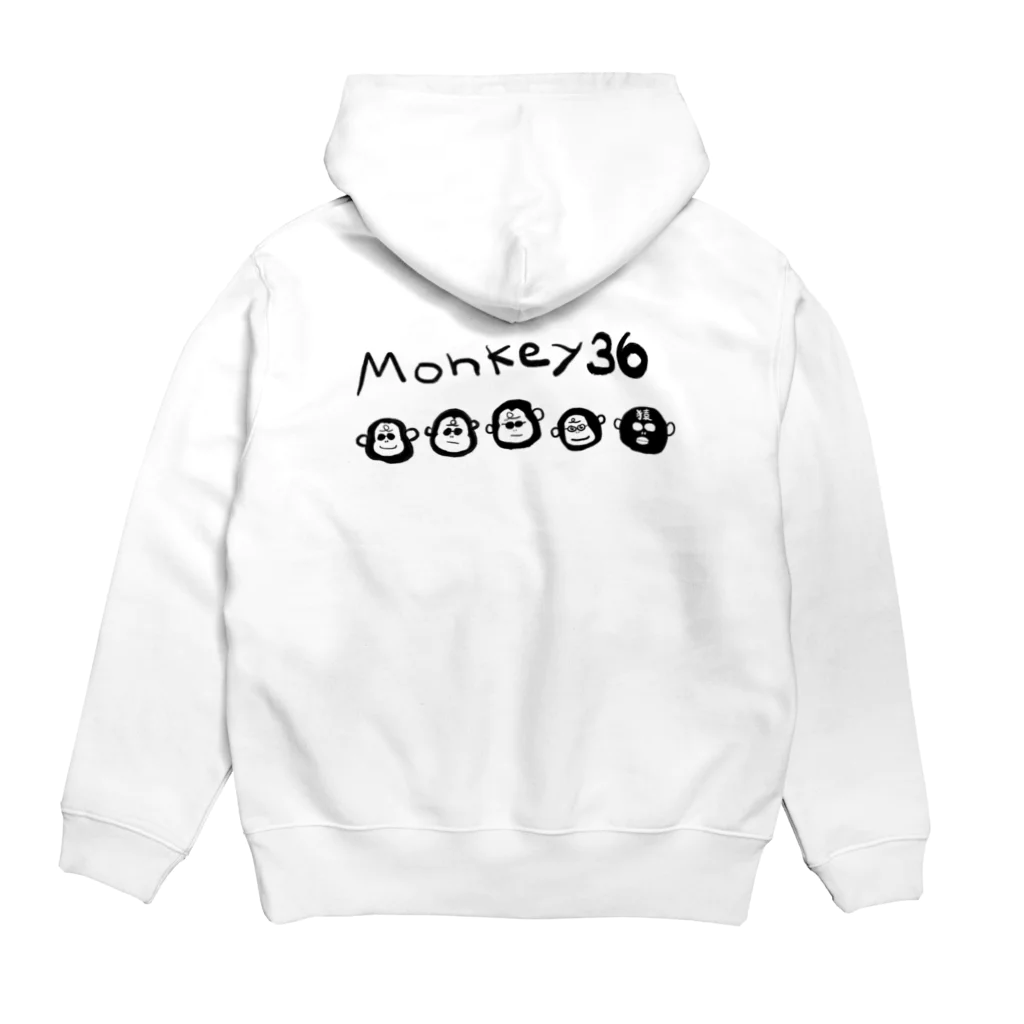 330monkeyのサブロクモンキー Hoodie:back