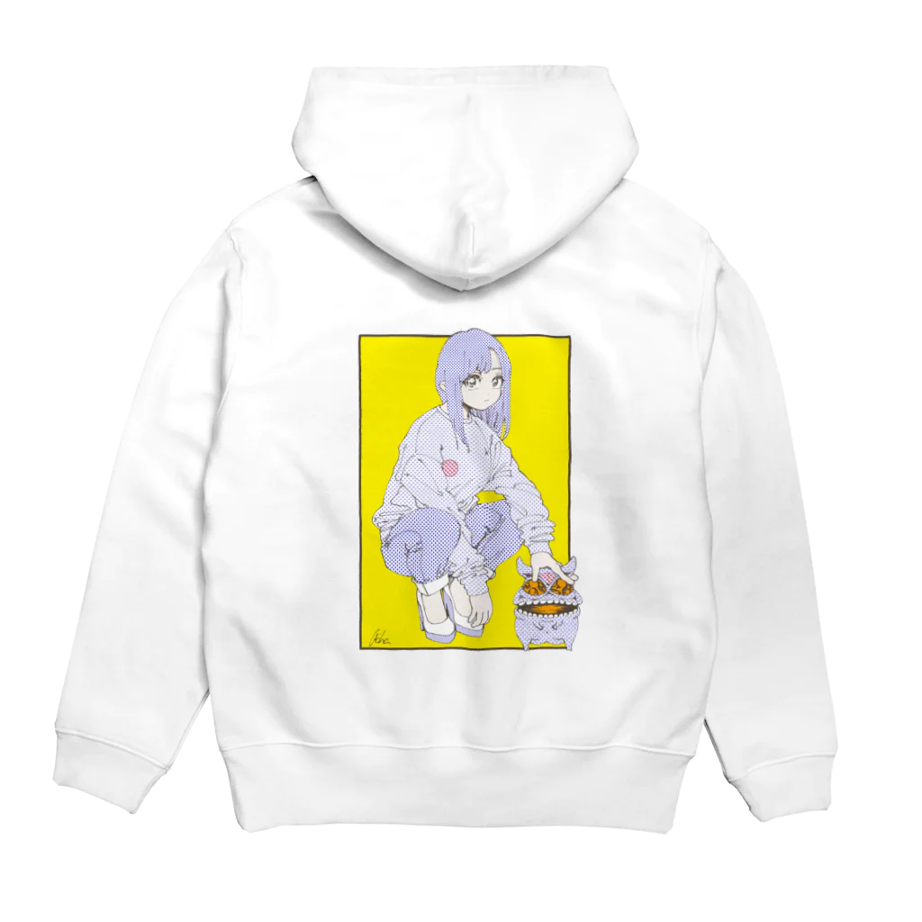 あ茗の小さい怪獣 Hoodie:back