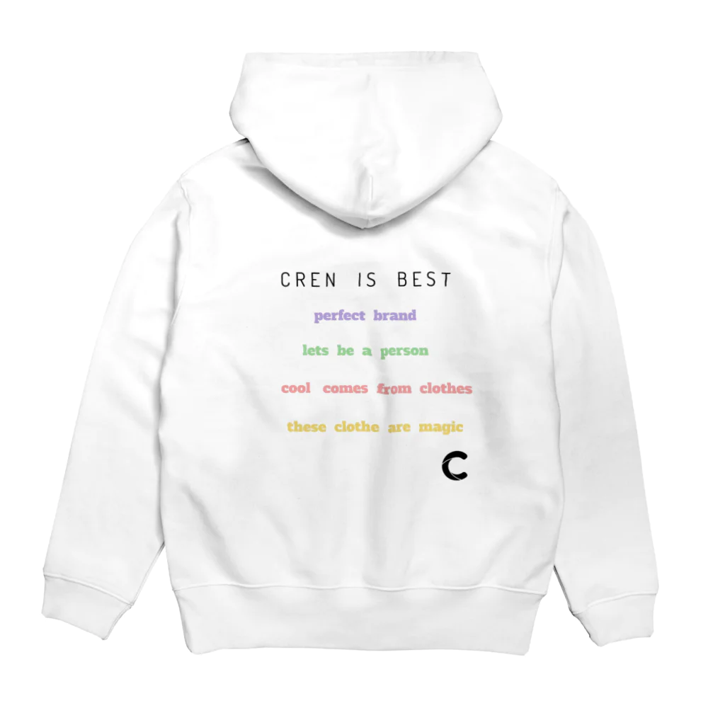 CREN BRNDのCREN Hoodie:back