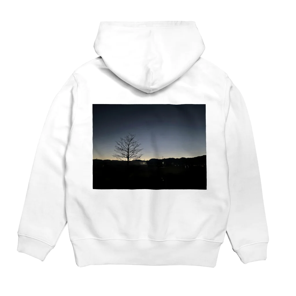 2929gawDesignShop358のEarly winter sunrise Hoodie:back