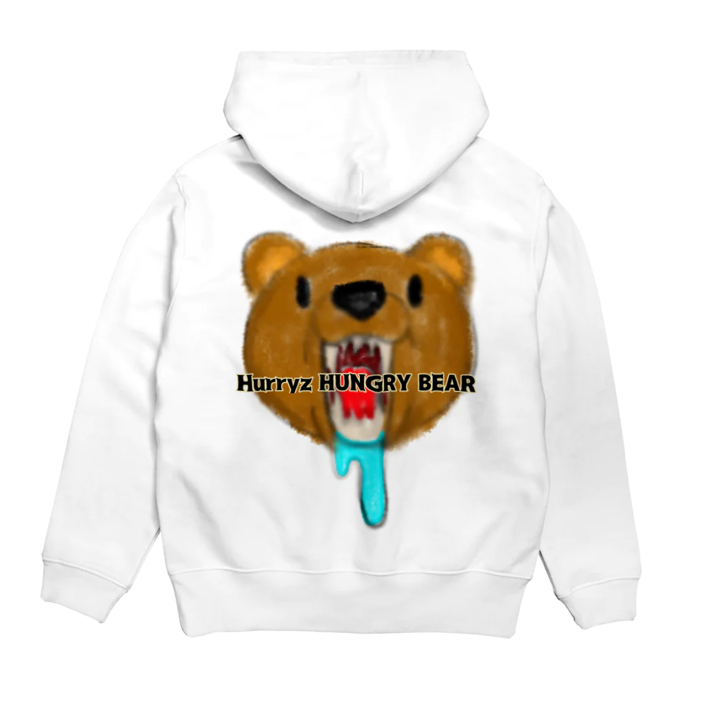 Hurryz HUNGRY BEARのHurryz HUNGRY BEAR 水彩 Hoodie:back