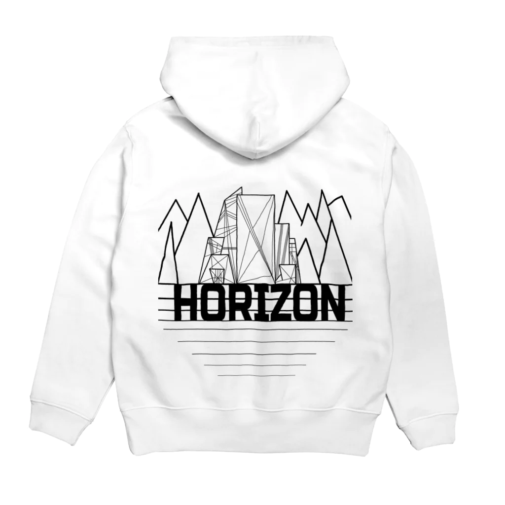 grandBlueのHORIZON Hoodie:back