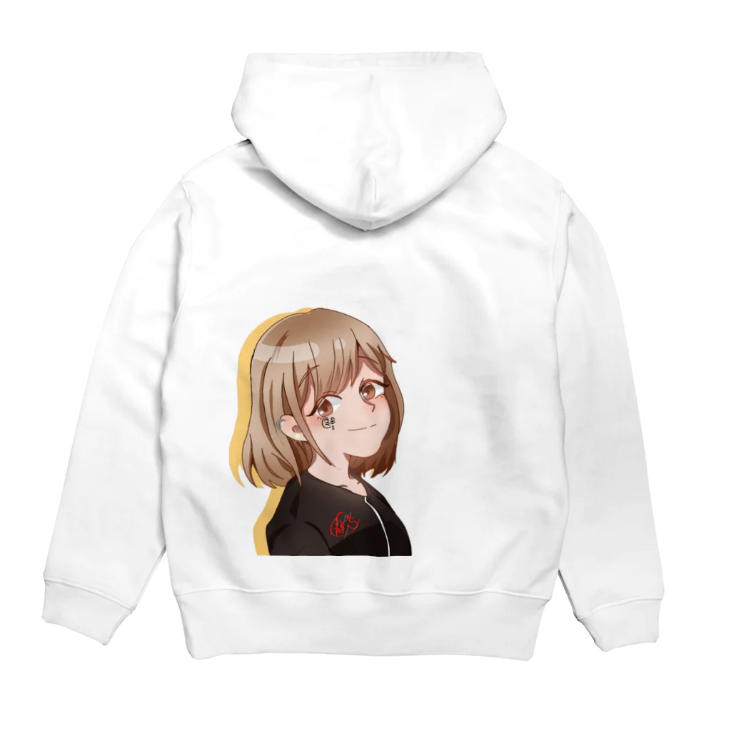 ༊༅͙̥̇ 元土地神しーちゃん♡の推しマークグッズ Hoodie:back