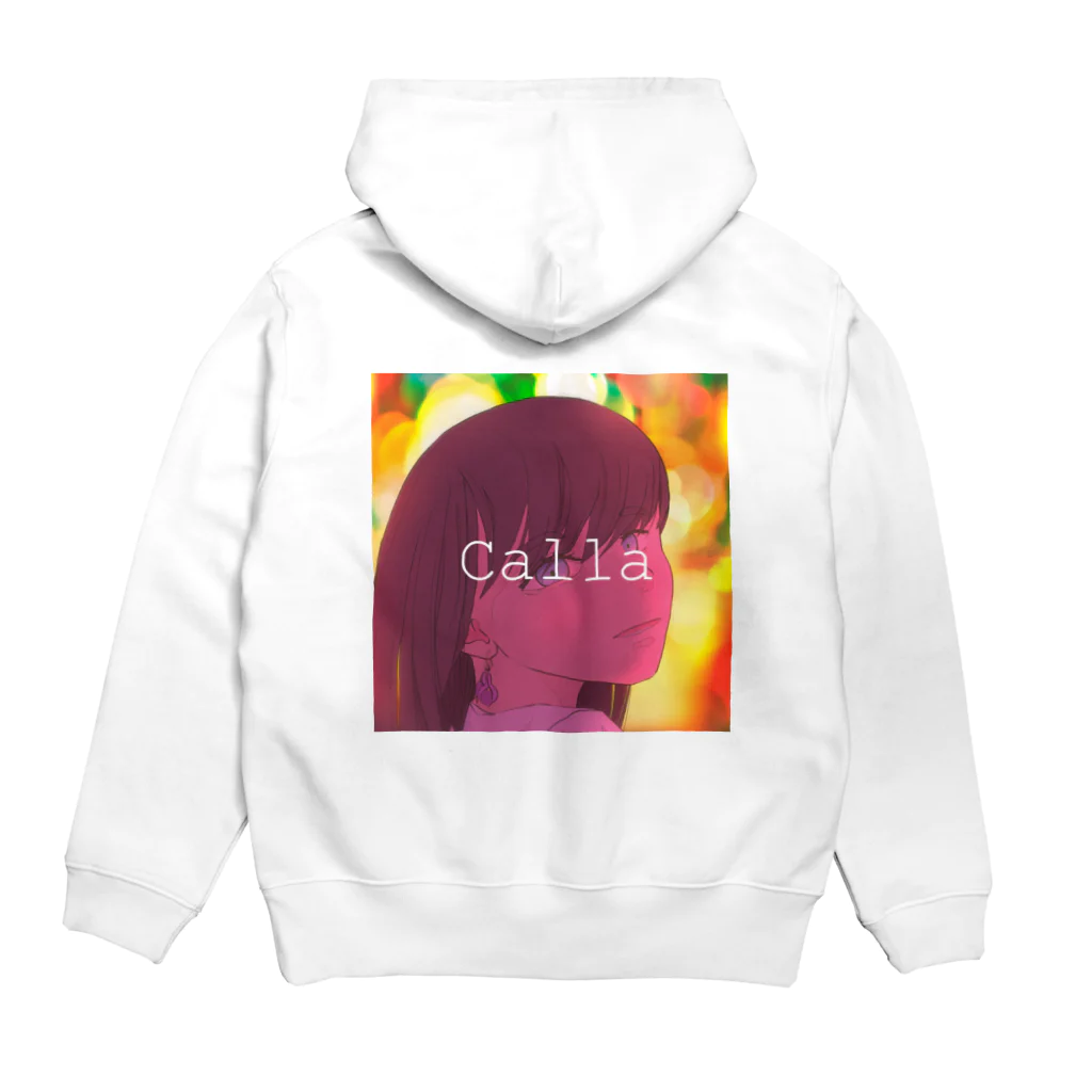 カモフのCalla　（背面プリント） Hoodie:back