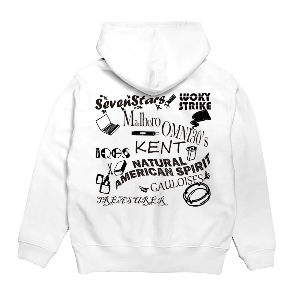 SAKEKASUYANIKASUのSMOKING Hoodie:back