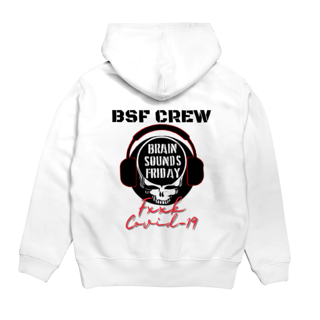 ITdesignsのBSF CREW グッズ パーカーの裏面