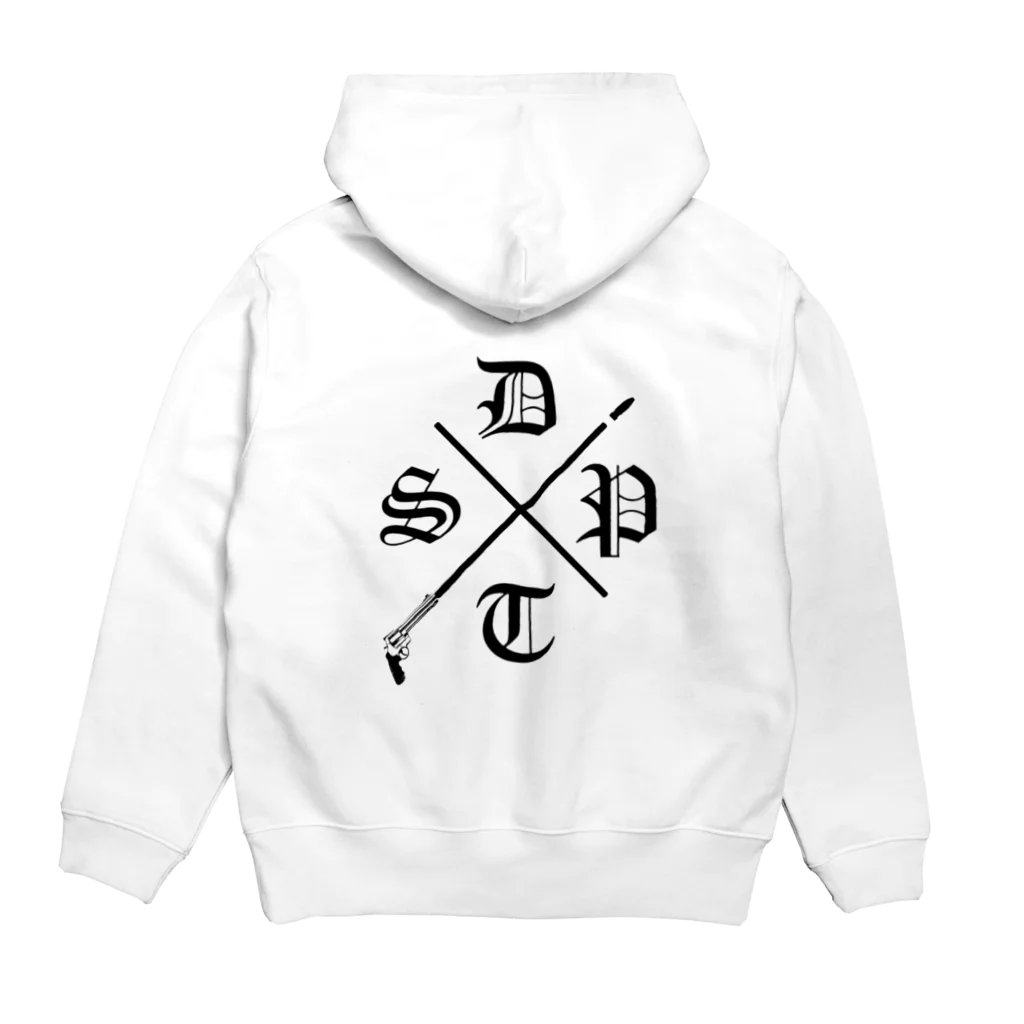 DSTPのDSTP LOGO Parker WHITE Hoodie:back