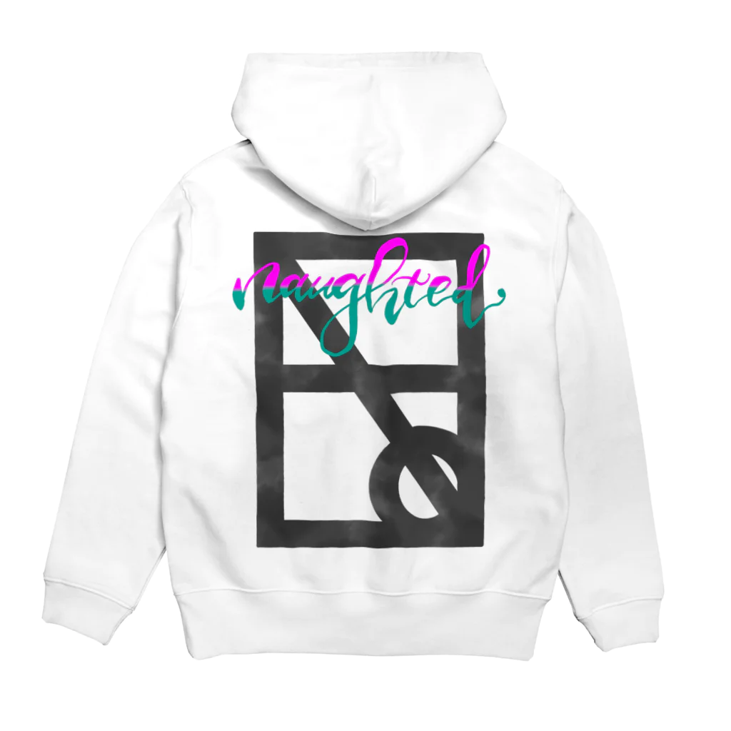 NauGhtEd physical ShopのNauGhtEd Street LOGO Hoodie:back