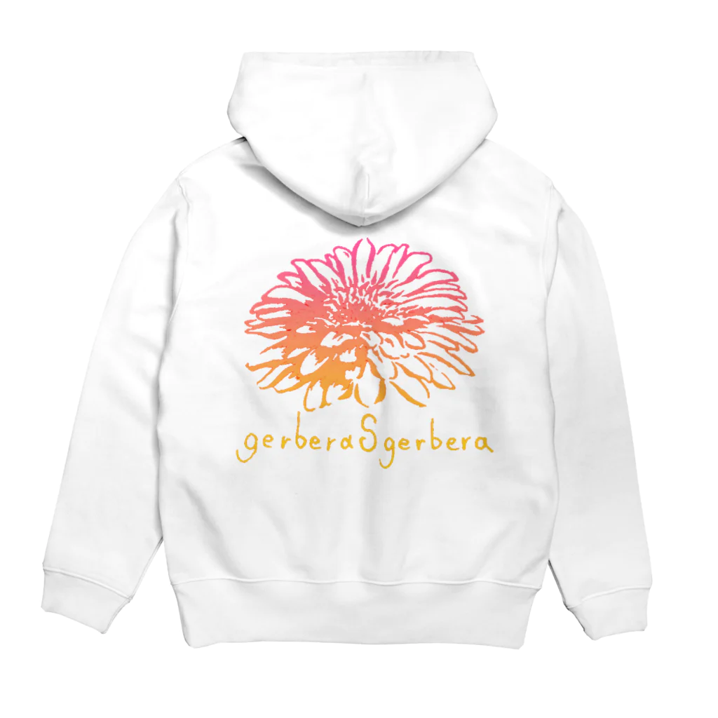 gerberasgerberaのgerberasgerbera パーカーの裏面