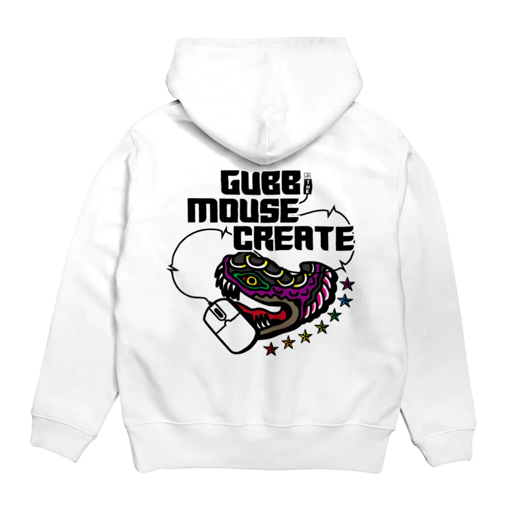 GUBB the MOUSE CREATEのガブさん Hoodie:back