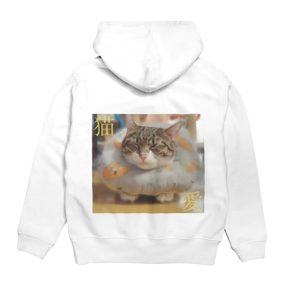 ノアチャンのおみせ（仮）の猫愛 Hoodie:back