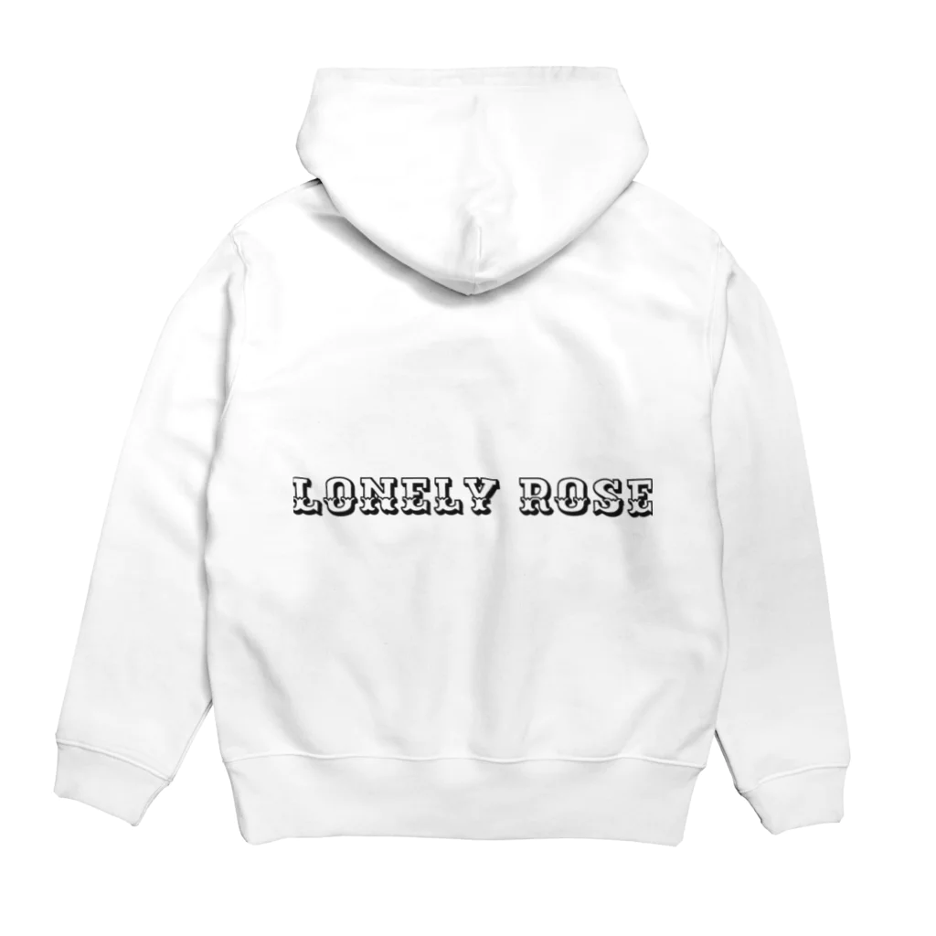 LONELY ROSEのlonely rose Hoodie:back