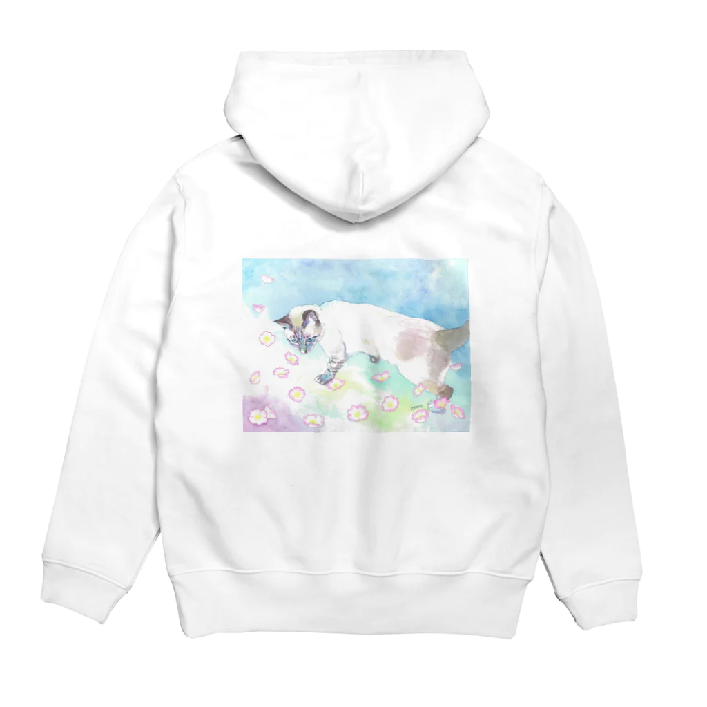 りとるたまの自由な心 Hoodie:back