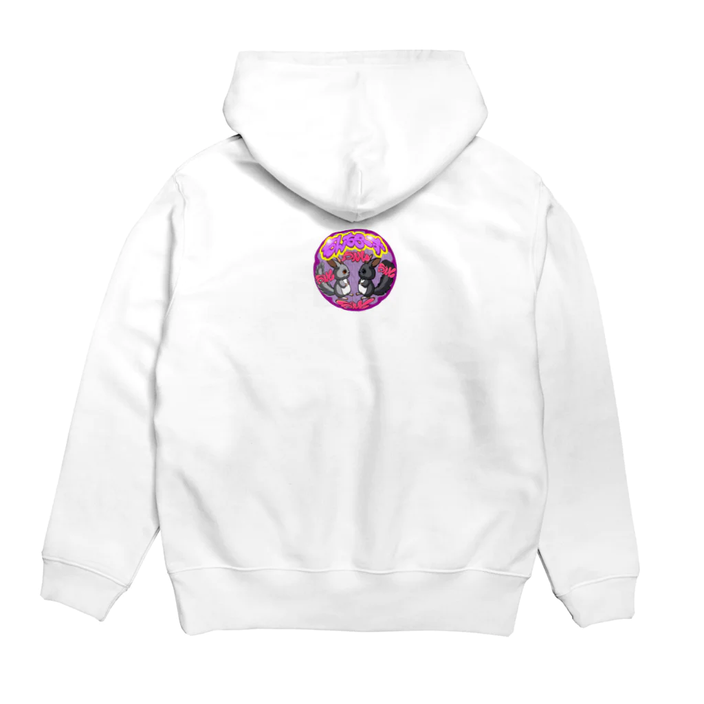 Chinchilla’ｓ（ちんちら～ず）のちんちら～ず　ぷいん Hoodie:back