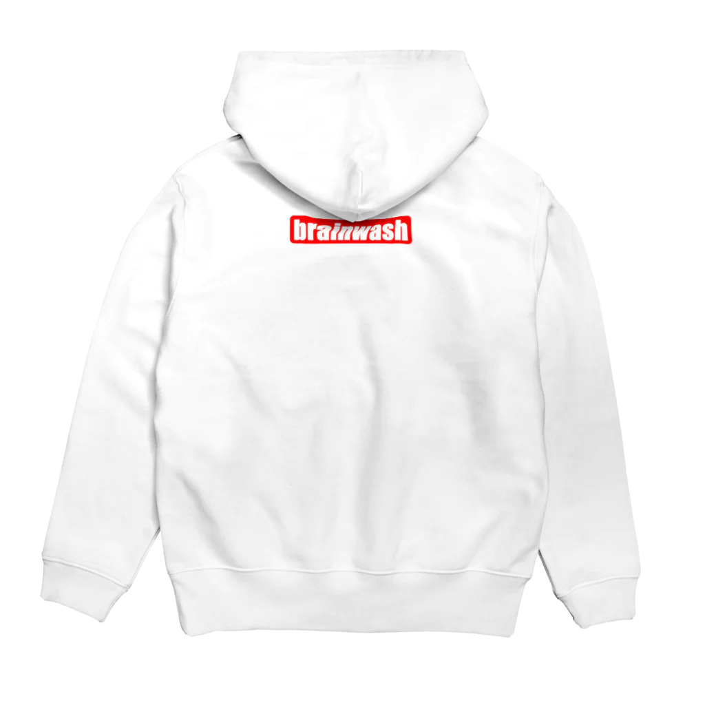 blackCAT-audioのbrainwash（シンプルデザイン） Hoodie:back