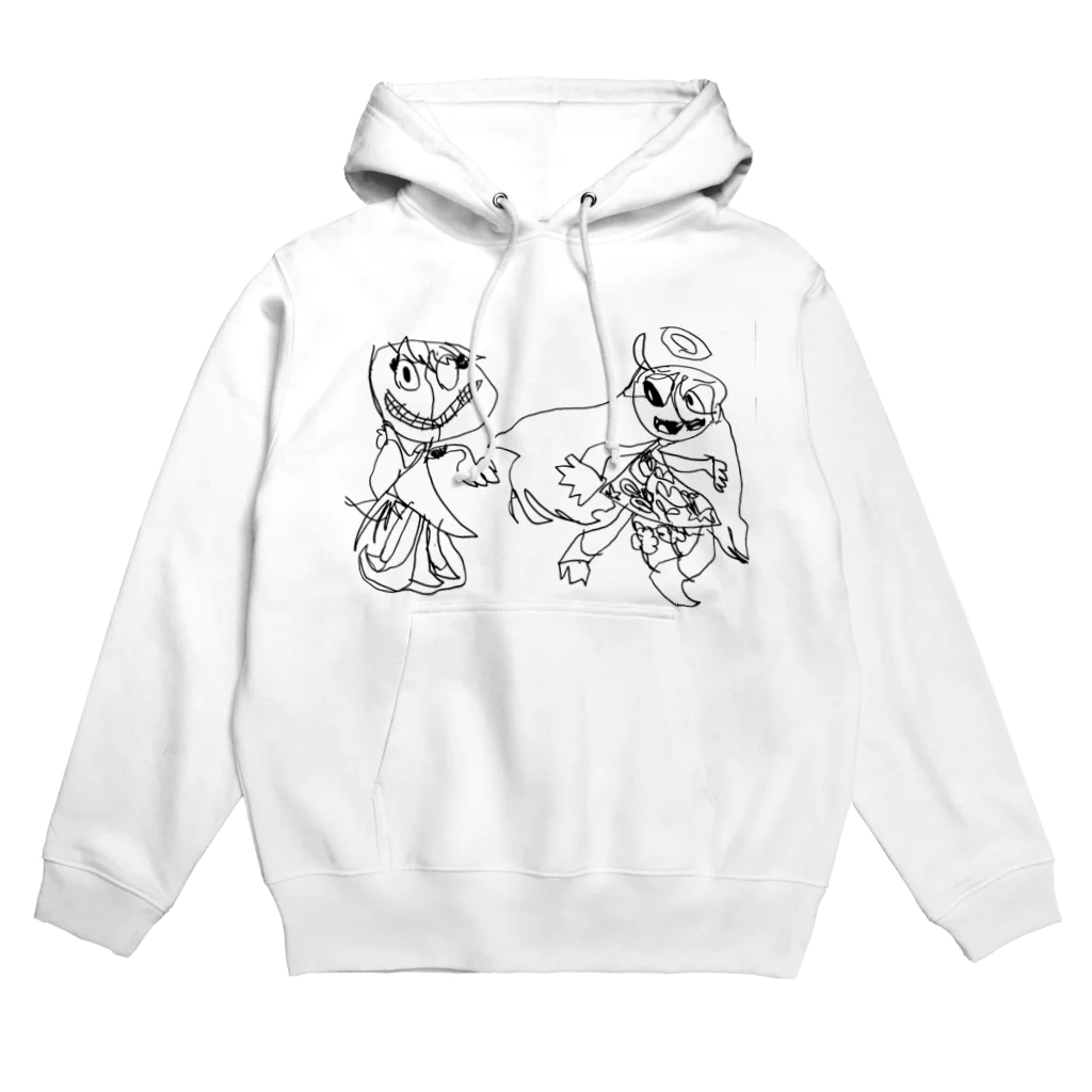 エマの絵のゾンビとおなご Hoodie