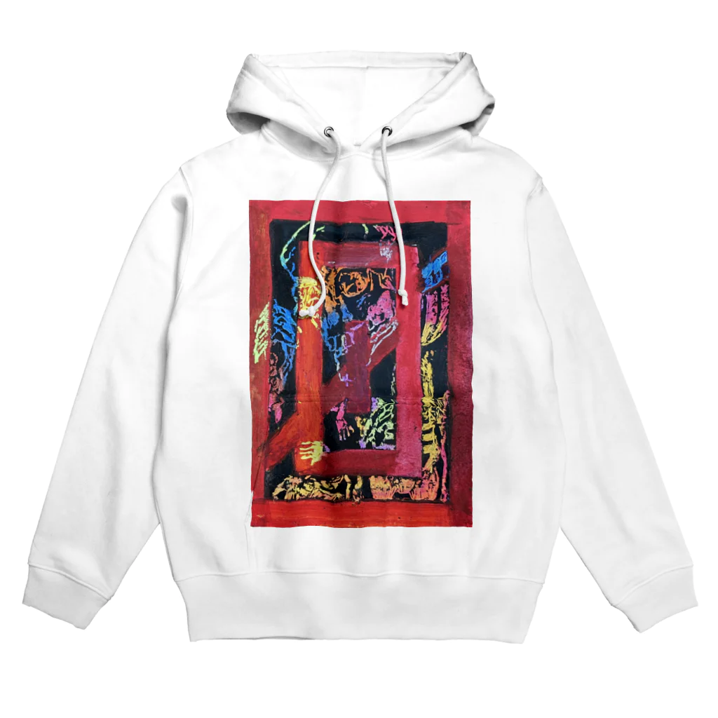 sayahartのgashadokuro RED（tokumiシリーズ） Hoodie