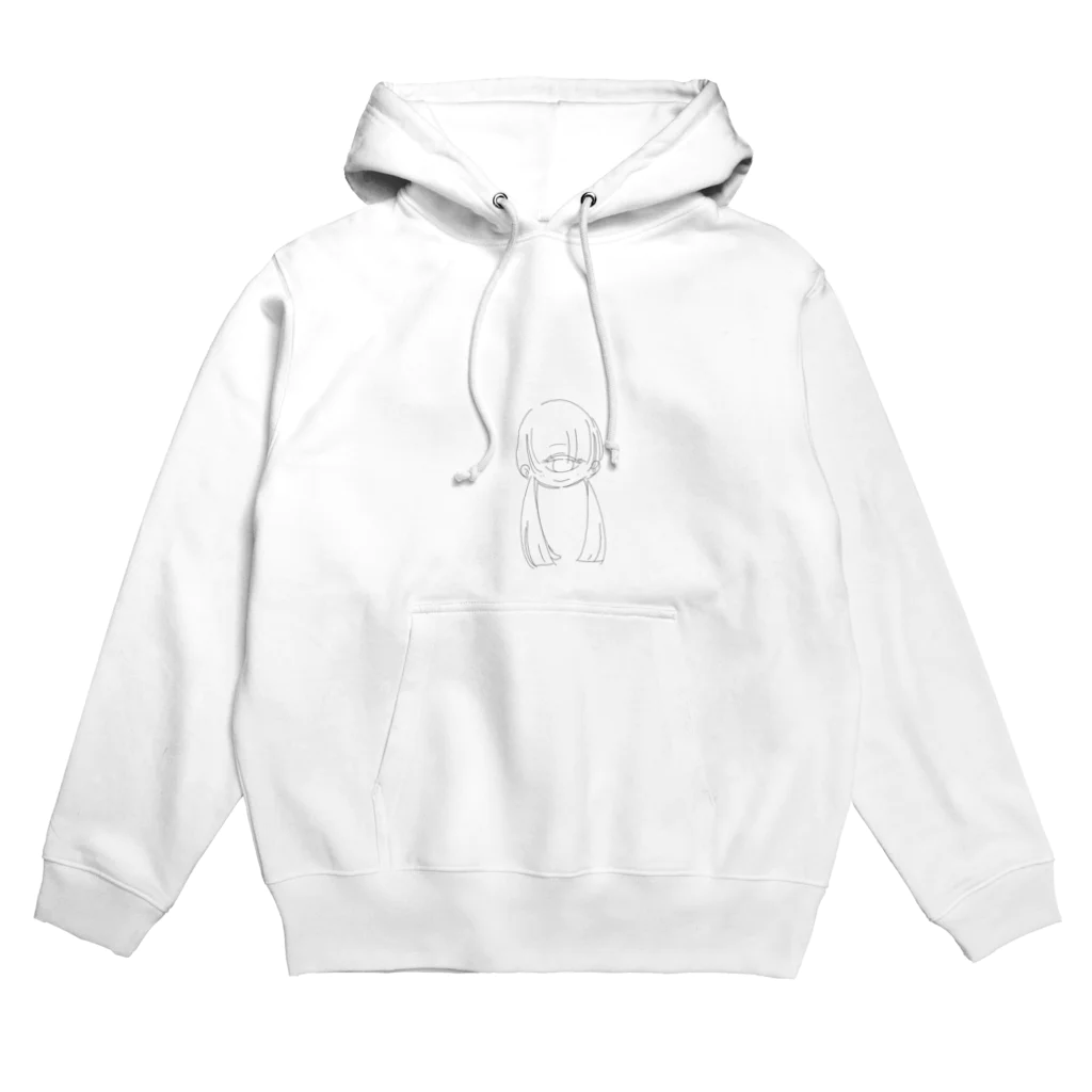 きゅーちゃんのグッズの二つ結び、単眼ちゃん👁 Hoodie