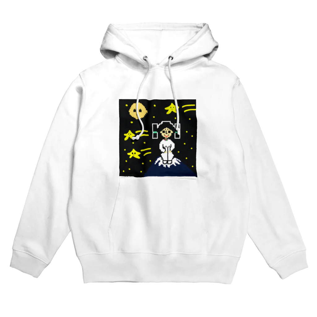 yayoiboy 弥生ボーイくんの弥生ボーイくん夜の富士山の上でひと休み Hoodie