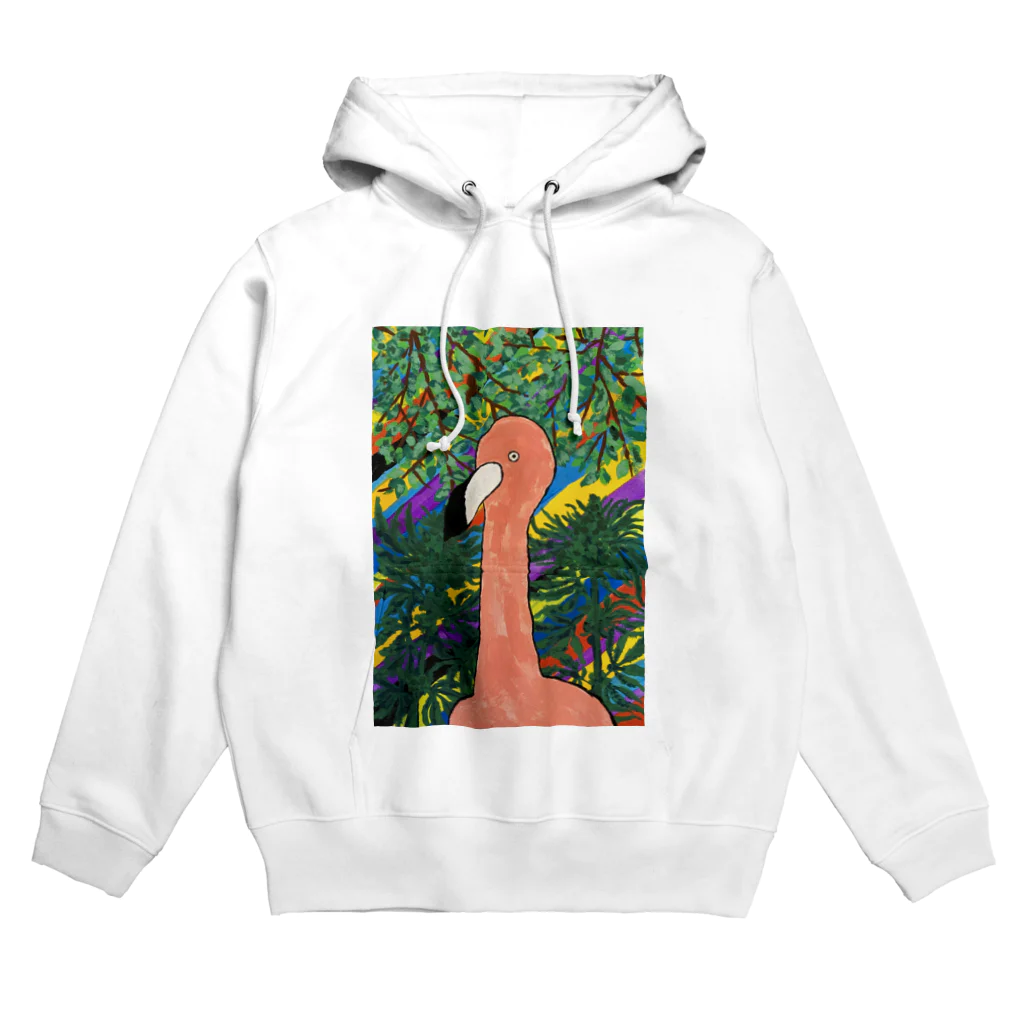 片倉のフラミンゴ Hoodie