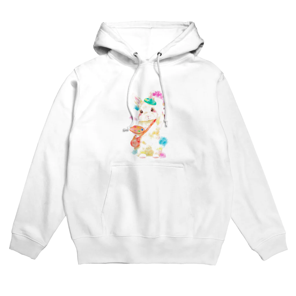 しず華＊(カラー･リボンボン)の絵描き屋のキキくん Hoodie