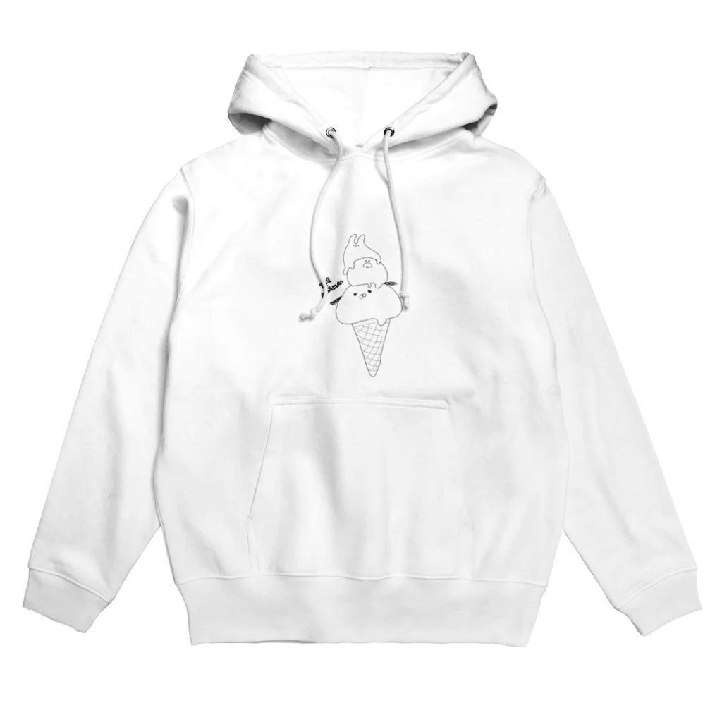 こえびのアイスアニマル Hoodie