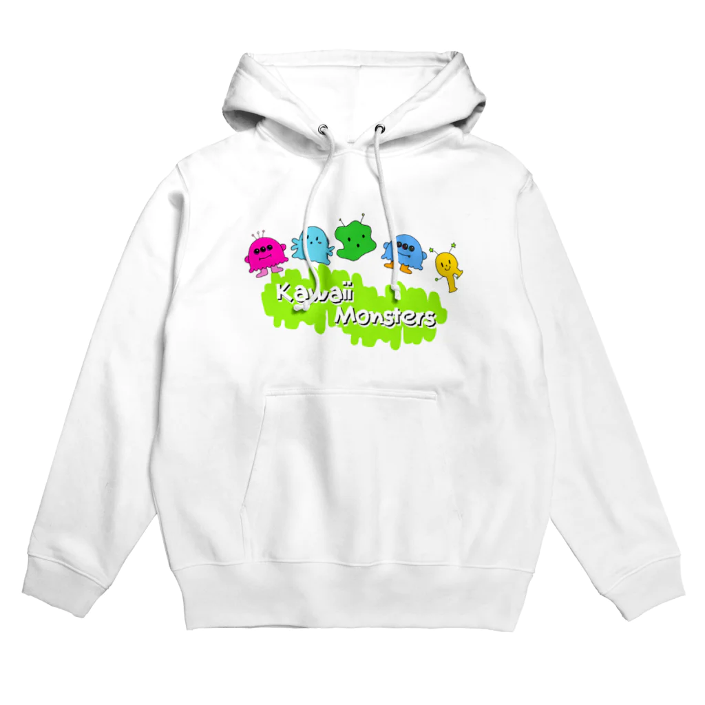 ♡Kawaii♡モンスター SHOPのKawaii Monsters | グリーンロゴ ver. Hoodie