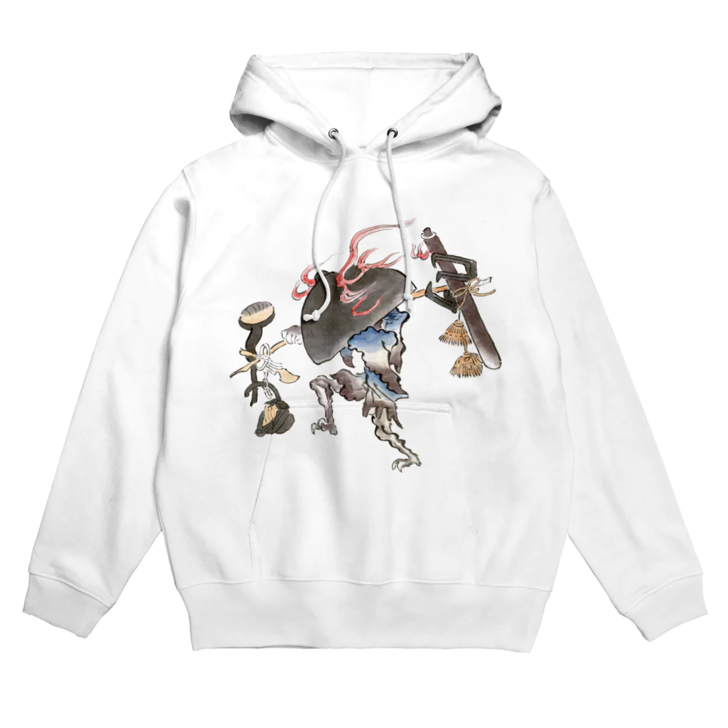 和もの雑貨 玉兎の百鬼夜行絵巻 鍋坊主【絵巻物・妖怪・かわいい】 Hoodie