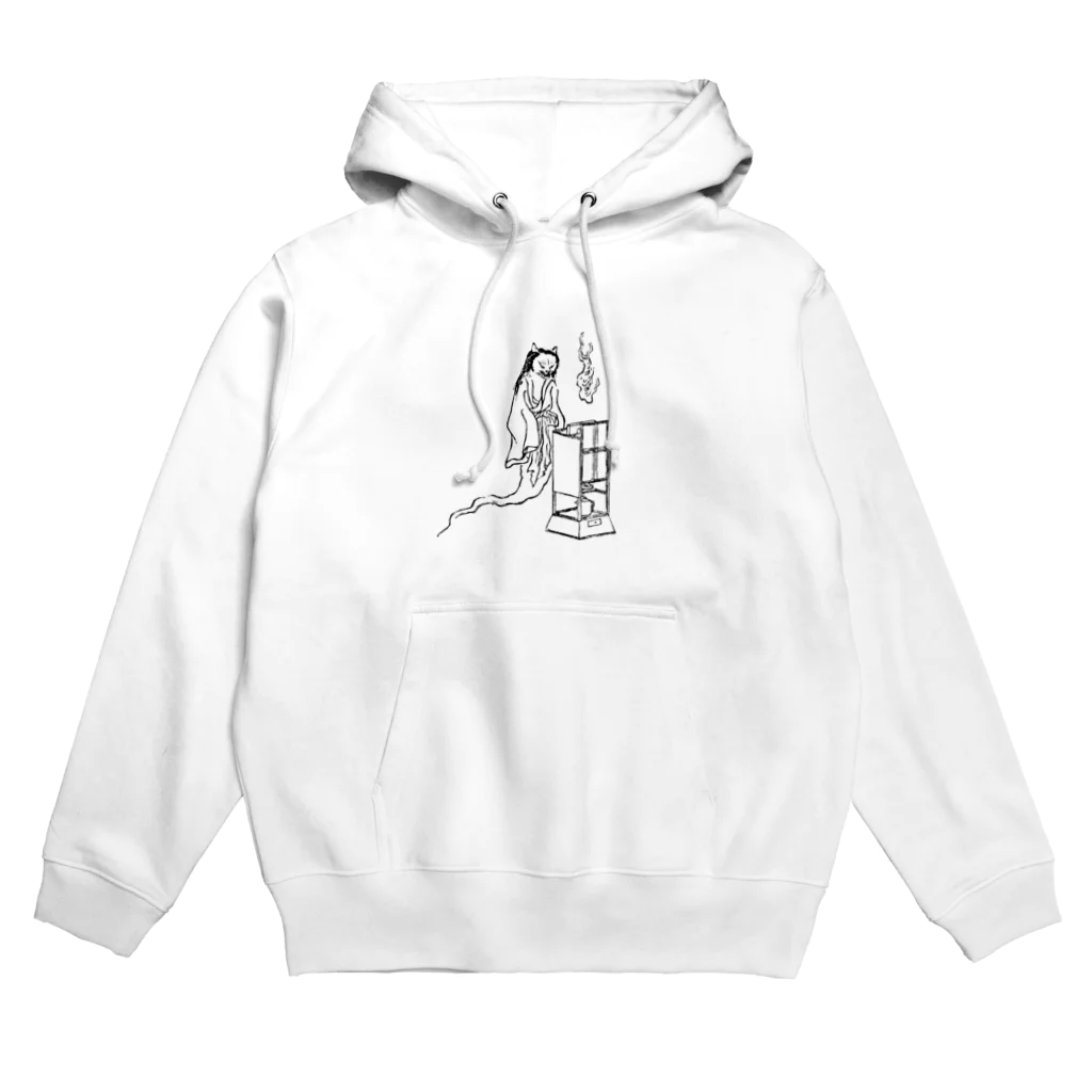 猫の浮世絵・草紙の幽霊になったとら Hoodie