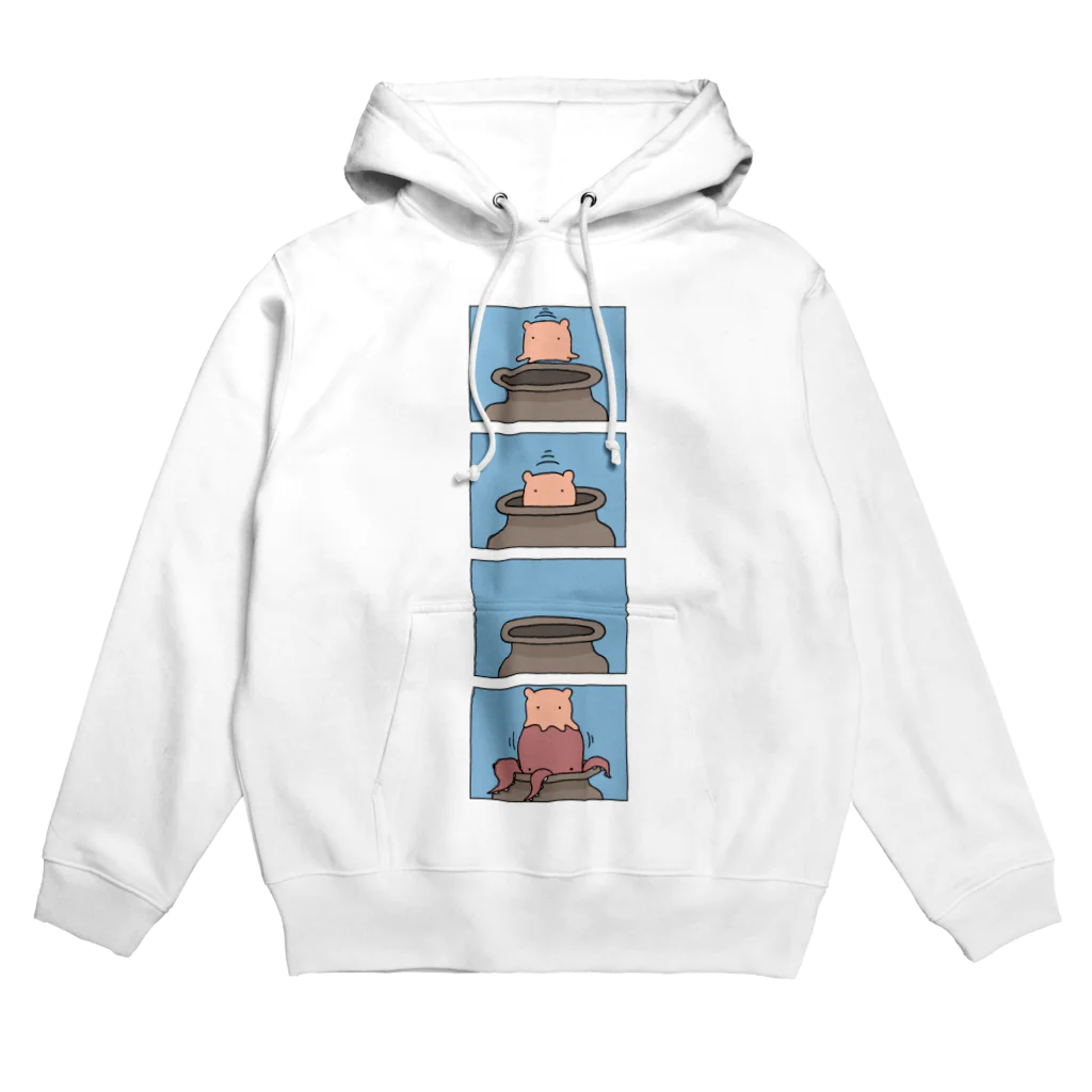 すぎもとゆうまのお店のメンダコ４コマ「おじゃまします」 Hoodie