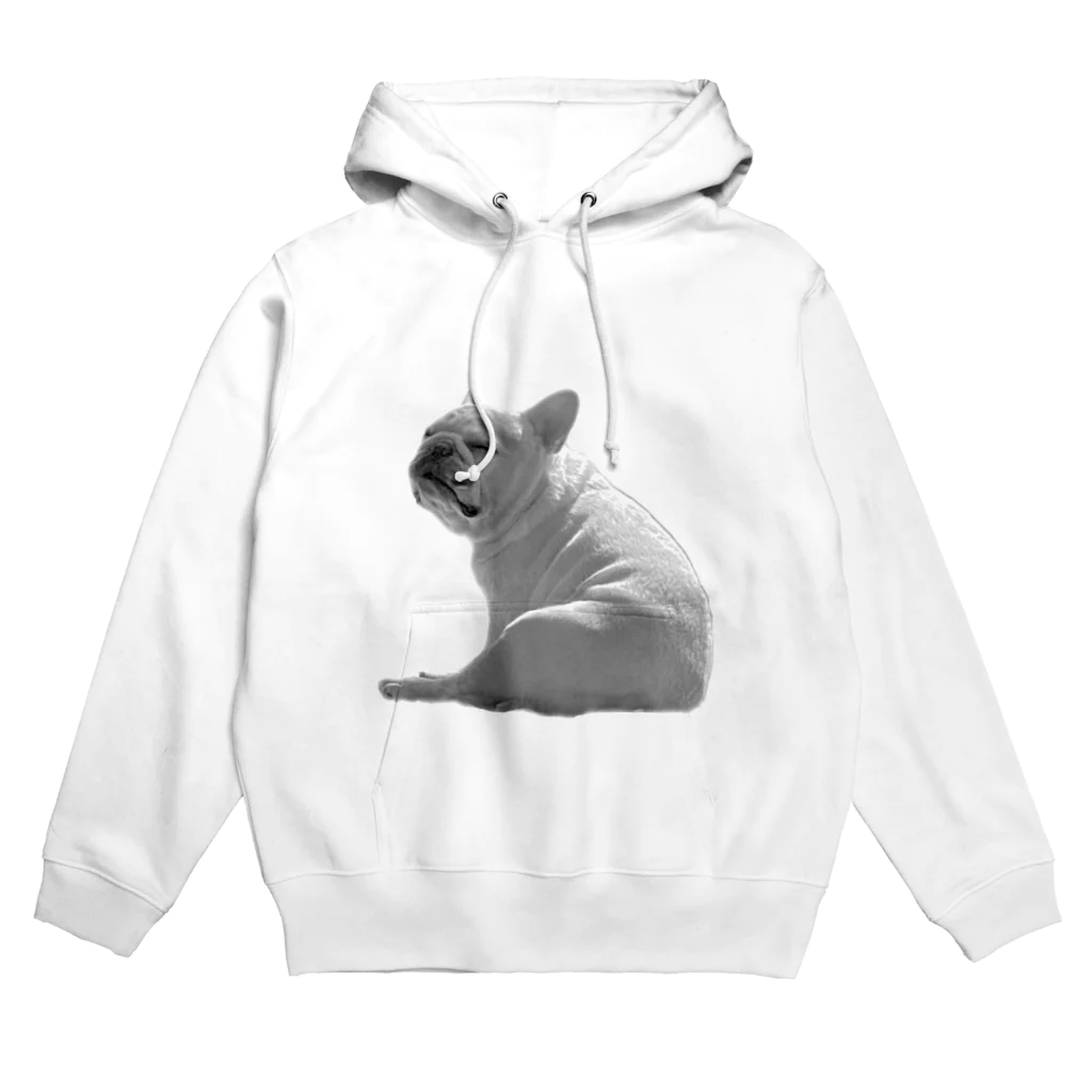 ロキの店の座り犬 Hoodie